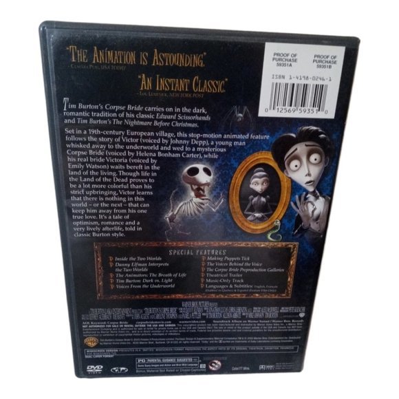 Corpse Bride DVD‎ - Picture 2 of 2
